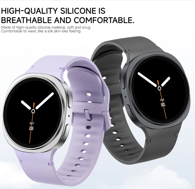 Samsung Galaxy Watch8 Graphite, LTE, 40mm Smartwatch (Smart Copy) | ساعة سامسونج جالاكسي واتش 8 جرافيت، تدعم LTE، مقاس 40 مم