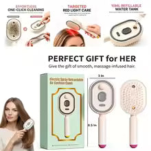 3 in 1 Electric Air Cushion Massage & Straightener Comb