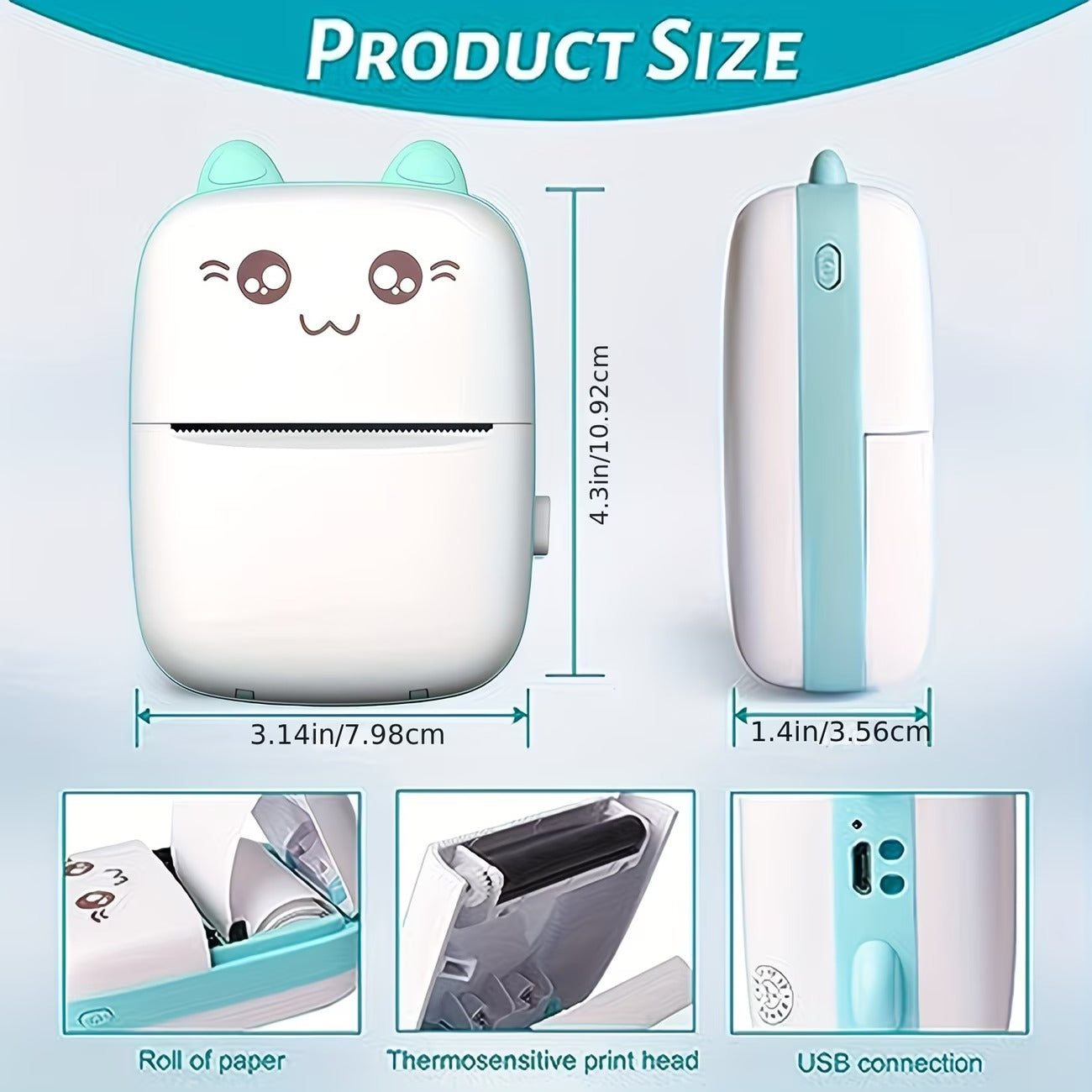 Portable Mini Pocket Printer