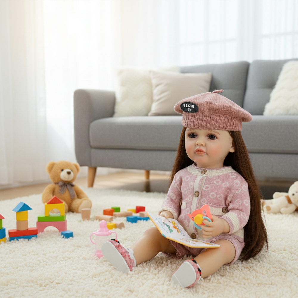 Kids Interactive Talking Silicon Doll In Arabic/English Language / دمية سيليكون تفاعلية ناطقة للأطفال باللغتين العربية والإنجليزية