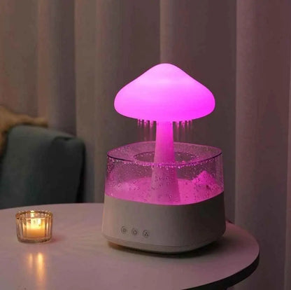 Satisfying Rain Drops  Humidifier Rain Cloud USB Humidifier Water Drip Mushroom Rain Cloud Diffuser Water Drop Sound Aroma Lamp For Household