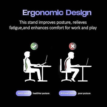 Premium Laptop Holder Stand - Ergonomic Premium Laptop Stand for Comfortable Viewing