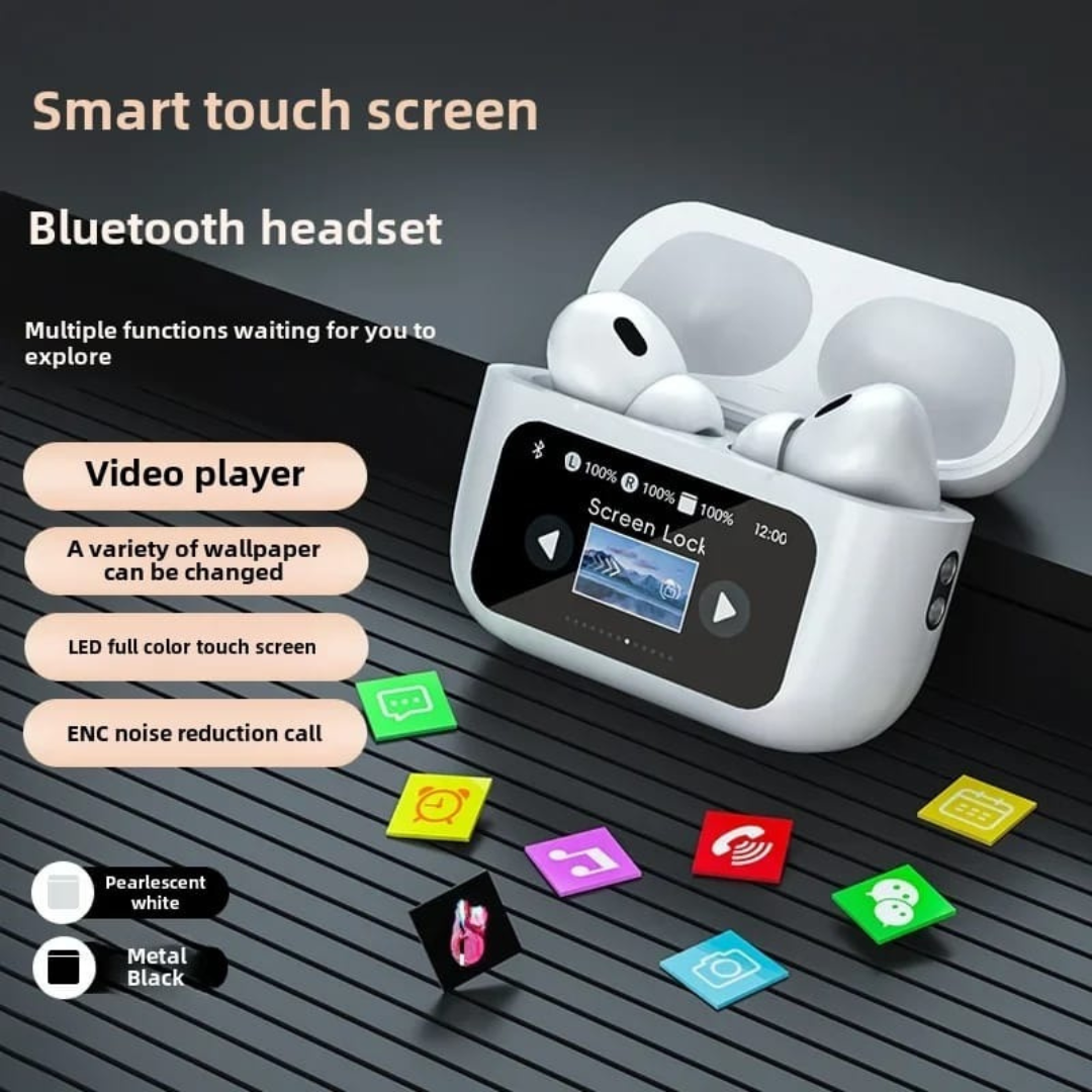 Wireless Bluetooth Earphones with Touch Screen for Effortless Listening