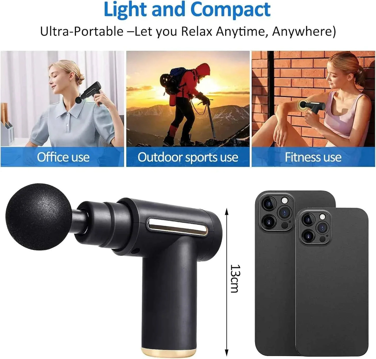 Mini Massage Gun for Deep Tissue Relief and Muscle Recovery