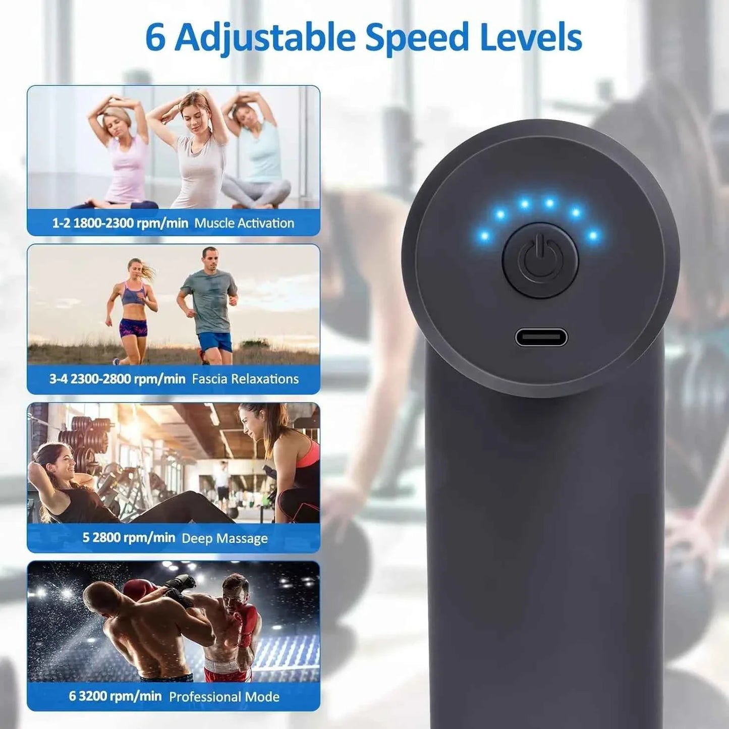 Mini Massage Gun for Deep Tissue Relief and Muscle Recovery