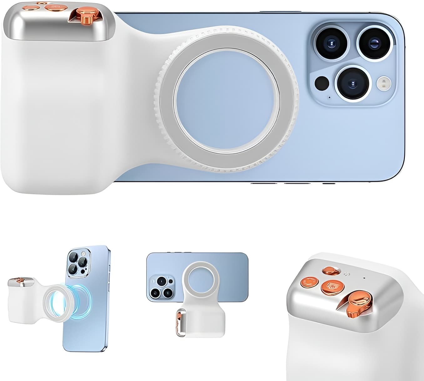 Smart Magnetic Mobile Holder with Adjustable Arm