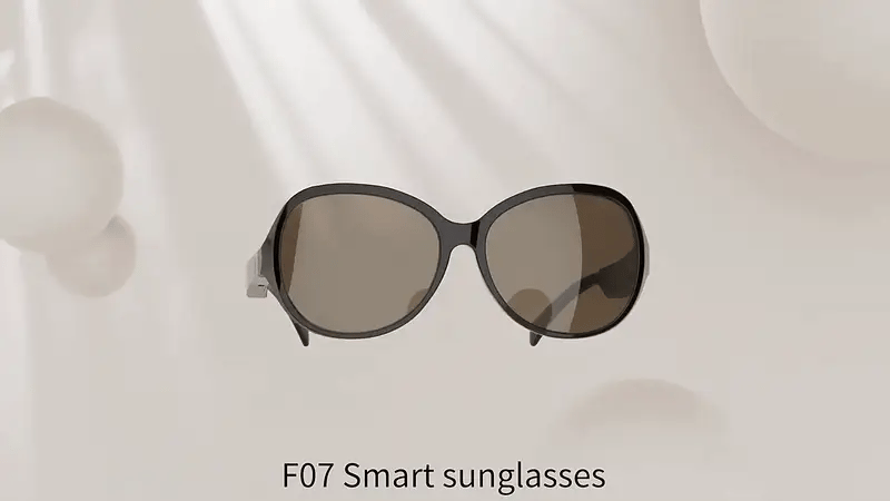 Wireless Bluetooth Smart Audio Glasses, نظارات ذكية لاسلكية بتقنية البلوتوث والصوت المدمج