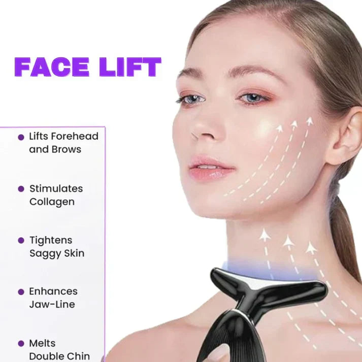LED therapy and facial massager