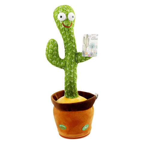 Talking Plush Cactus dancing toy for toddlers Repeats What You Say