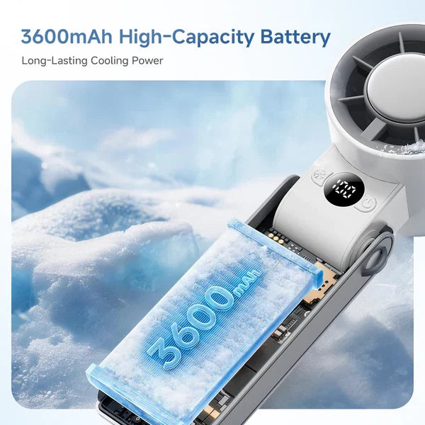 Portable folding Turbo Cooling Fan