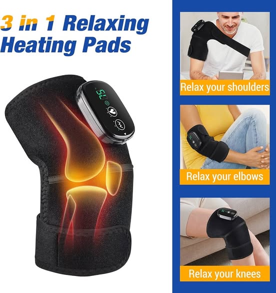 Electric Intelligent Heating & Vibration Knee Massager