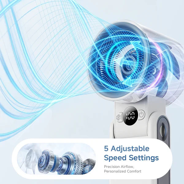 Portable folding Turbo Cooling Fan