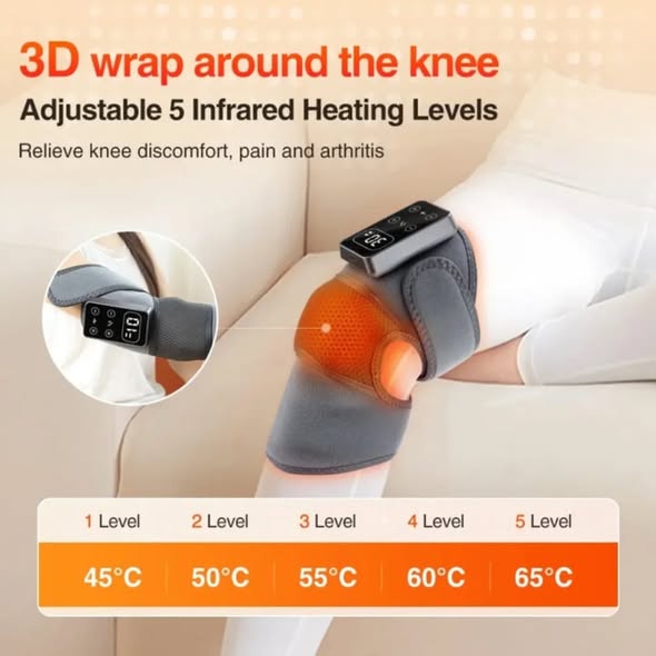 Electric Intelligent Heating & Vibration Knee Massager