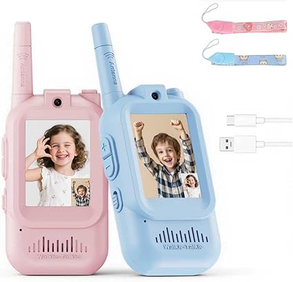 Kids Video Walkie Talkie With HD Camera | جهاز اتصال لاسلكي للأطفال مزود بكاميرا عالية الدقة