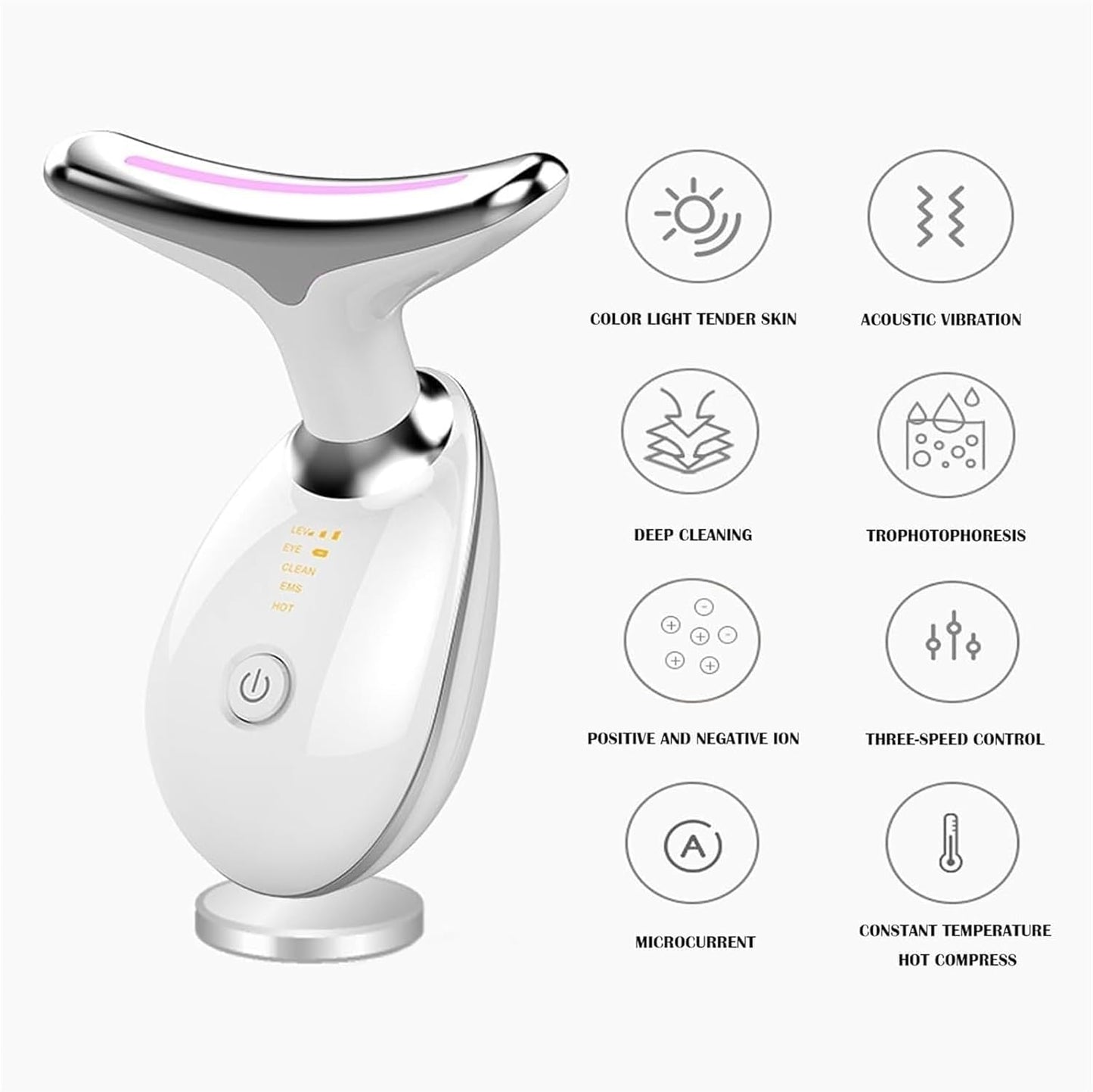 Get Parcel™ Facial Rejuvenation Device , Beauty Facial Massager,Wavy Chic Beauty Microcurrent Facial Device Hot Selling Product