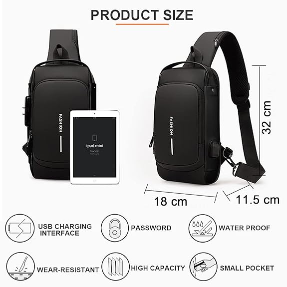 Emirate Traders™ Hot Selling 2024 Water Proof and Smart Lock  Fashion Bag High Quality Product