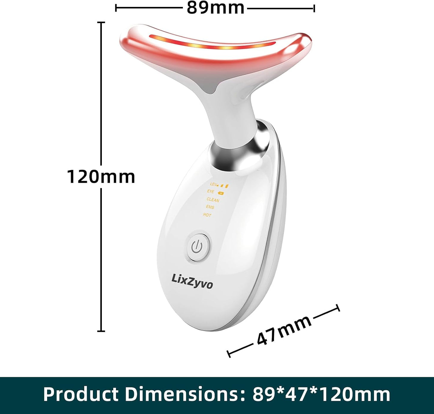 LED therapy and facial massager