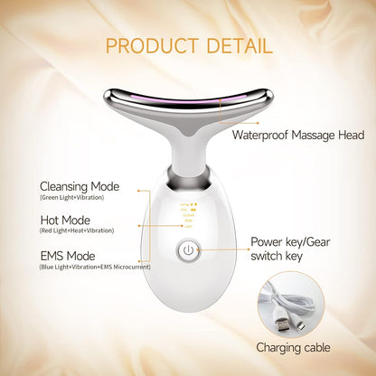 Get Parcel™ Facial Rejuvenation Device , Beauty Facial Massager,Wavy Chic Beauty Microcurrent Facial Device Hot Selling Product