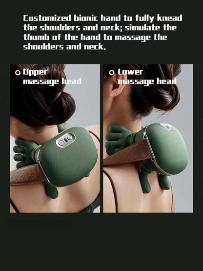 Neck & Back Massager for Pain Relief – Deep Tissue Massage