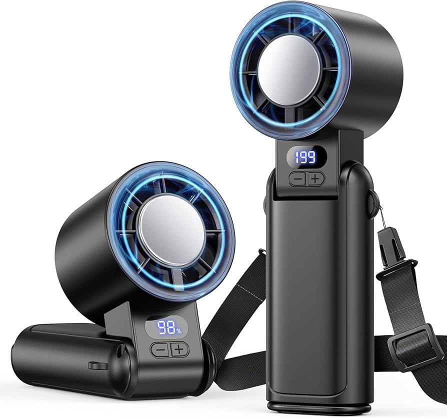 Portable folding Turbo Cooling Fan