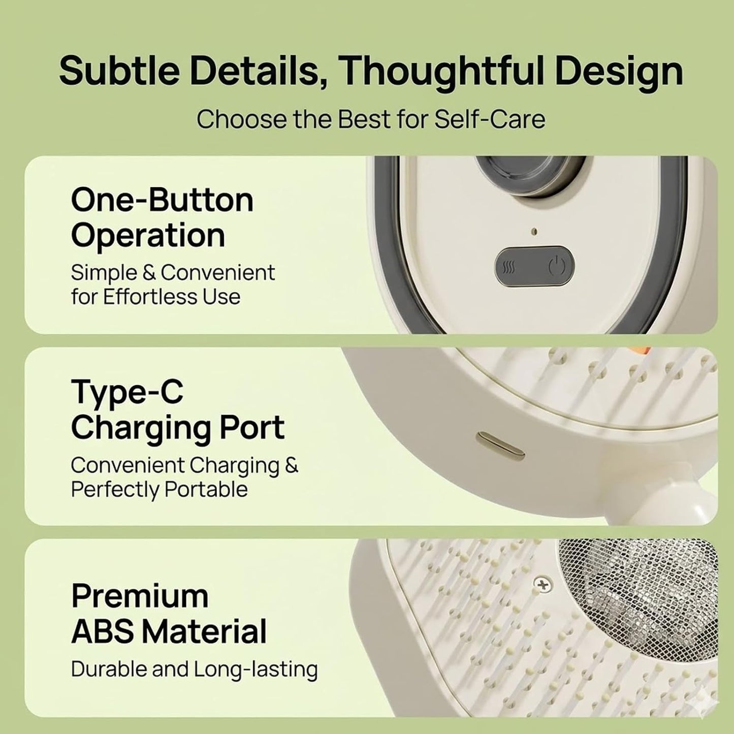 Rechargeable Steam Hair Brush  2-in-1 Detangling & Hair Styling Tool with Nourishing Oil Technology~فرشاة بخار قابلة لإعادة الشحن 2 في 1 لفك تشابك الشعر وتصفيفه مع تقنية الزيوت المغذية
