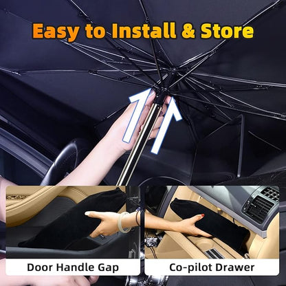 Car Sun Shade Windshield Umbrella