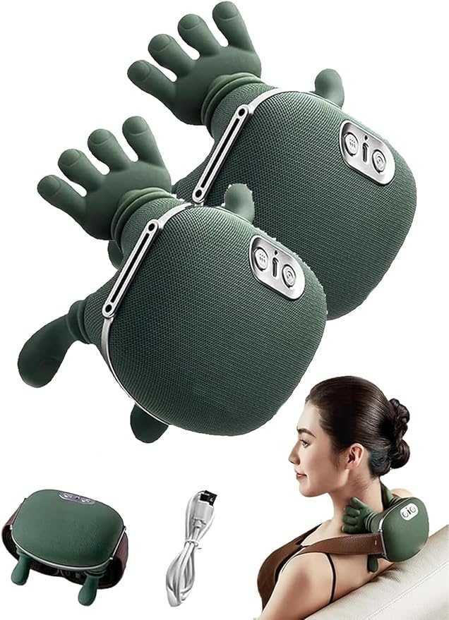 Neck & Back Massager for Pain Relief – Deep Tissue Massage