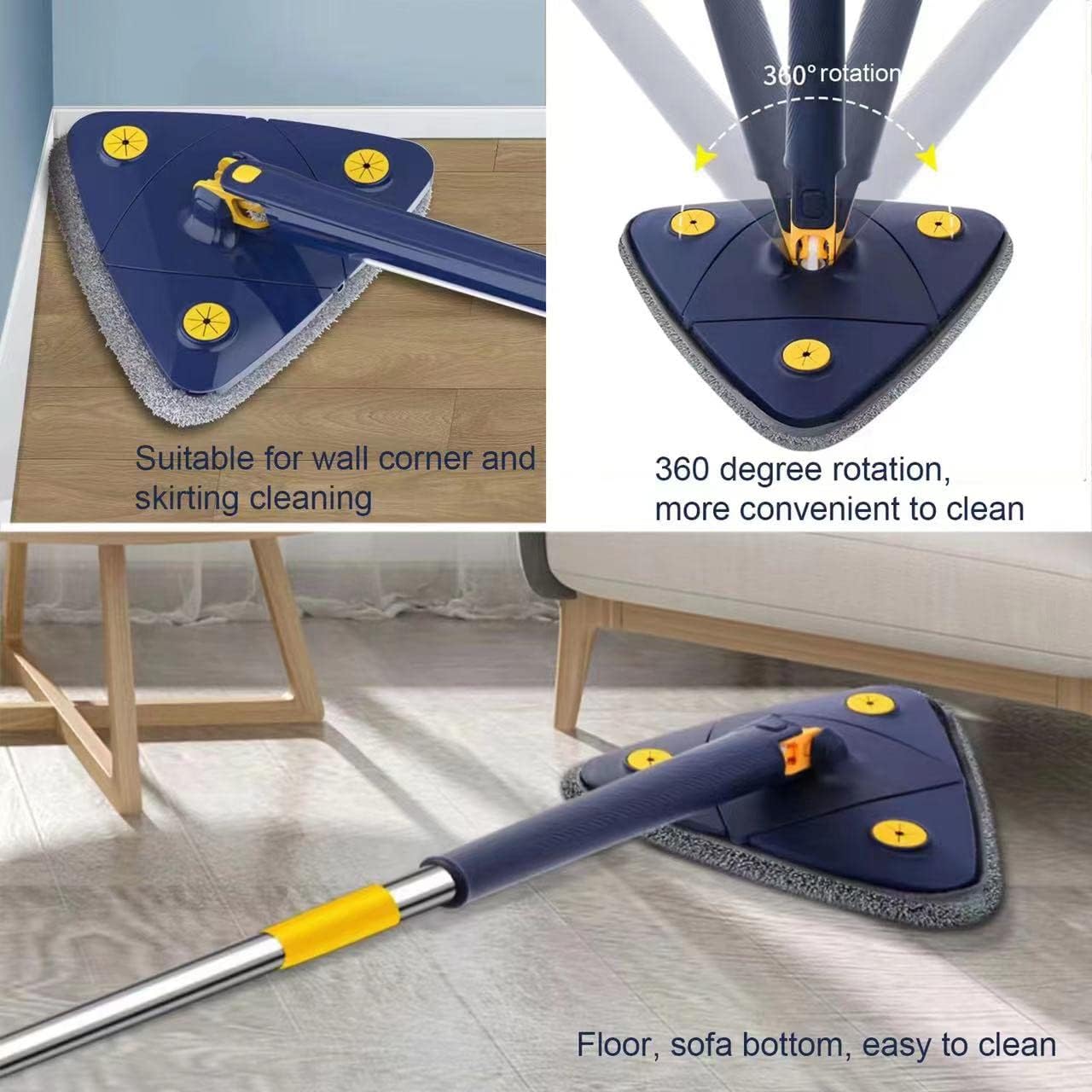 Emirate Traders ™ Triangle Mop For Cleaning Hot Selling Product
