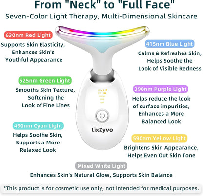 LED therapy and facial massager