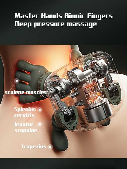 Neck & Back Massager for Pain Relief – Deep Tissue Massage