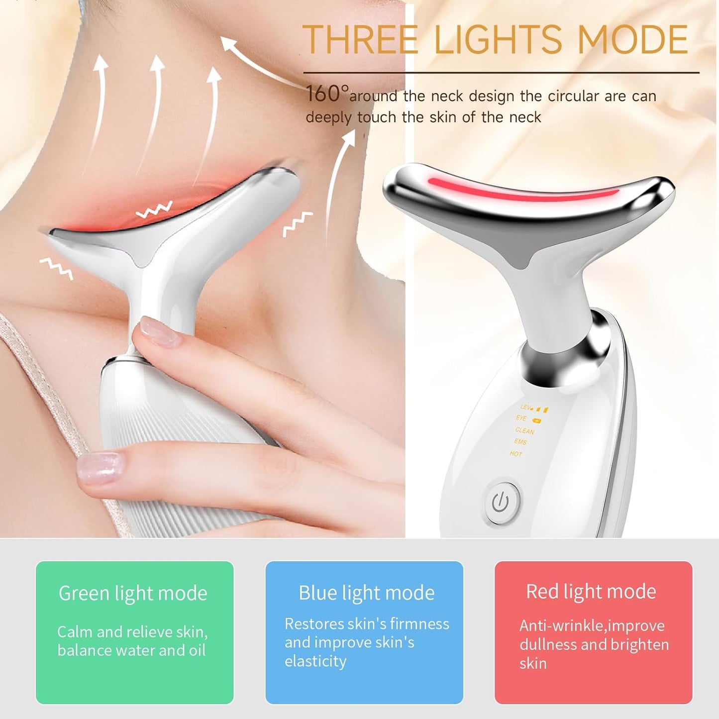 Get Parcel™ Facial Rejuvenation Device , Beauty Facial Massager,Wavy Chic Beauty Microcurrent Facial Device Hot Selling Product