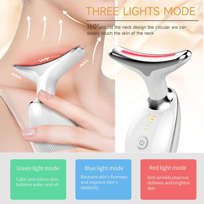 Get Parcel™ Facial Rejuvenation Device , Beauty Facial Massager,Wavy Chic Beauty Microcurrent Facial Device Hot Selling Product