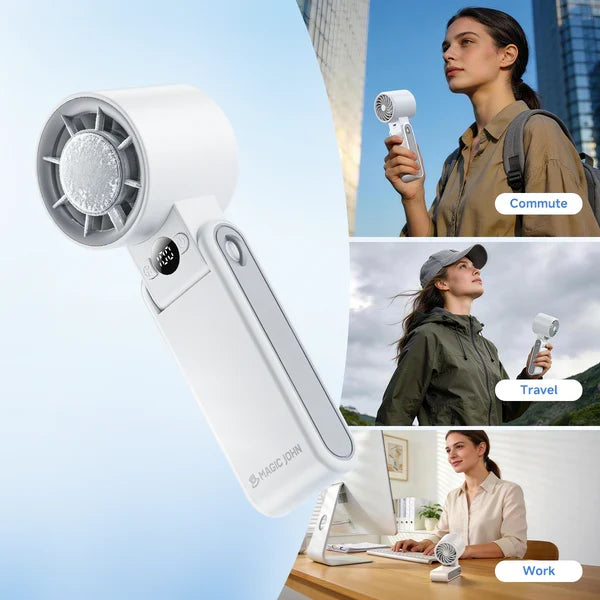 Portable folding Turbo Cooling Fan