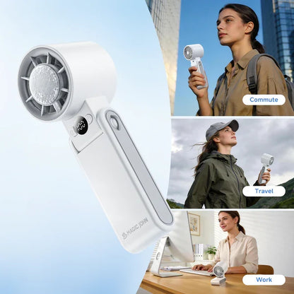 Portable folding Turbo Cooling Fan