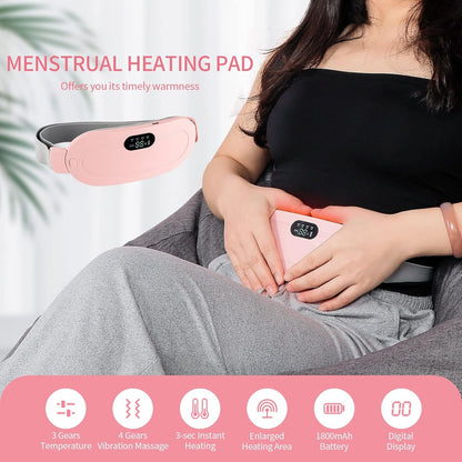 Get Parcel™️ Period Cramp Pain Relief Belt -Portable Menstrual Heating Pad