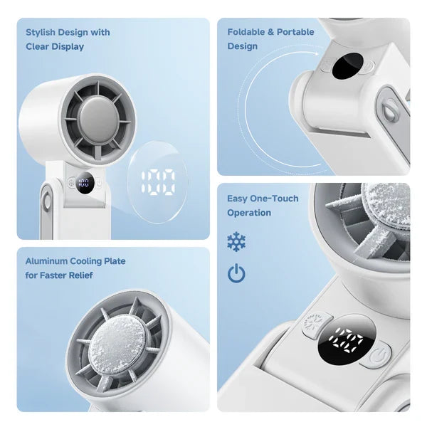 Portable folding Turbo Cooling Fan