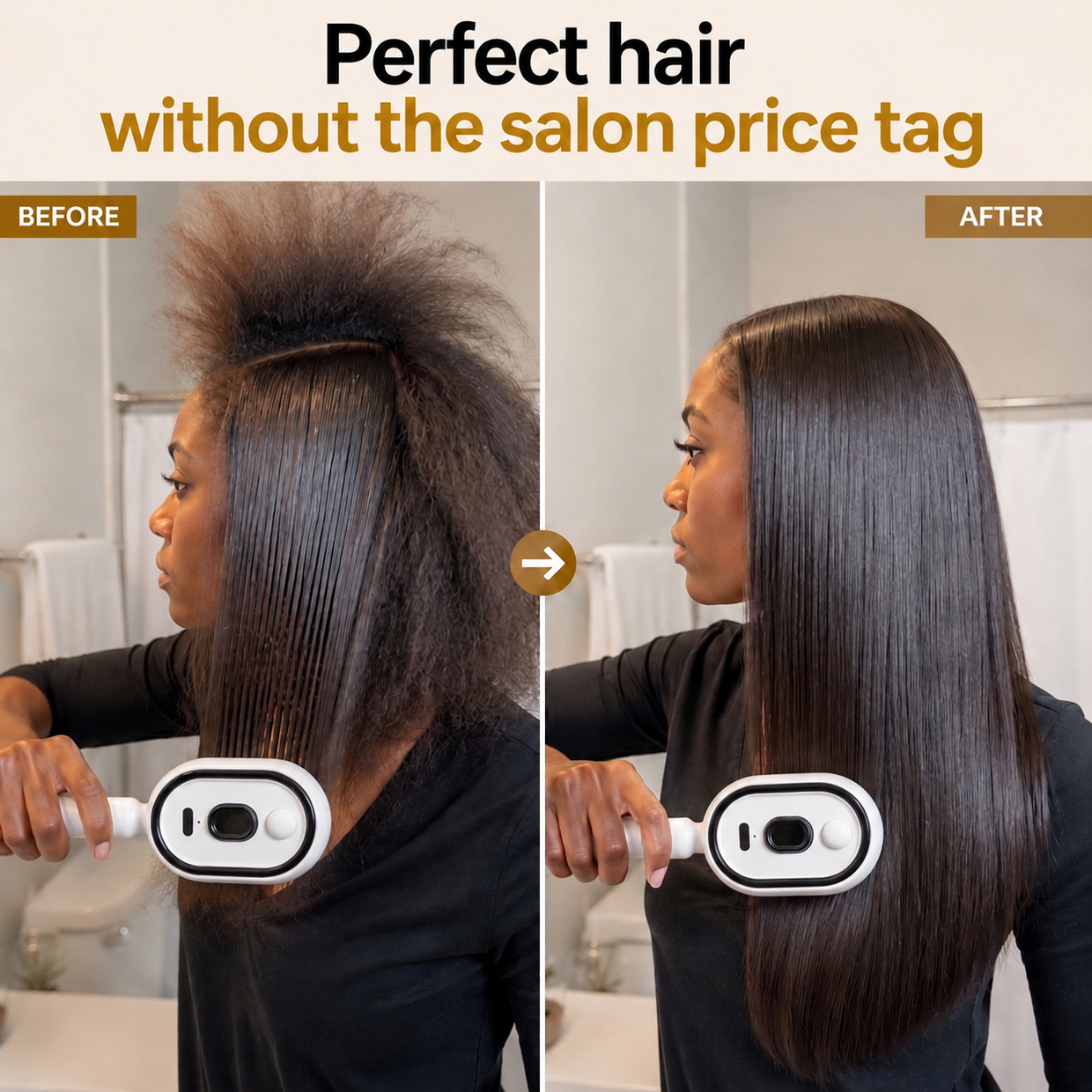 Electric Spray Retractable Air Cushion Comb || مشط كهربائي مزود بالبخار لفرد الشعر