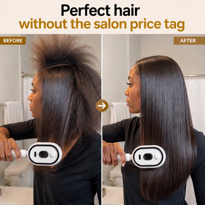Electric Spray Retractable Air Cushion Comb || مشط كهربائي مزود بالبخار لفرد الشعر
