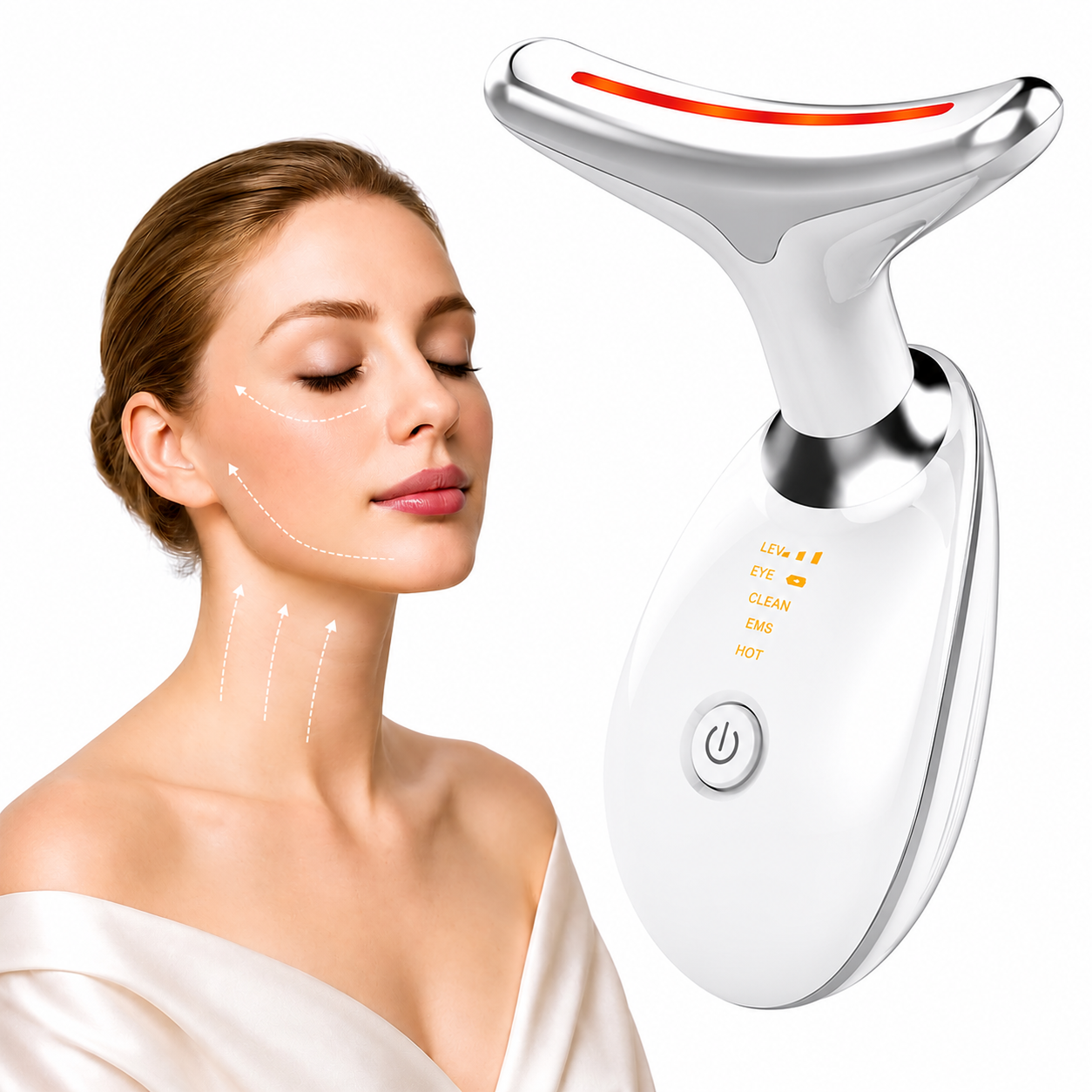 LED therapy and facial massager