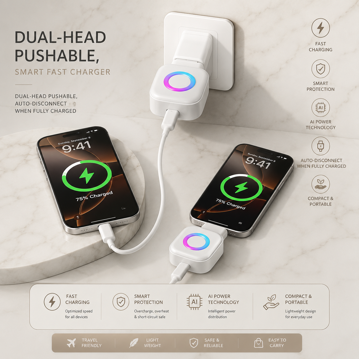 Auto Eject Charging Separator