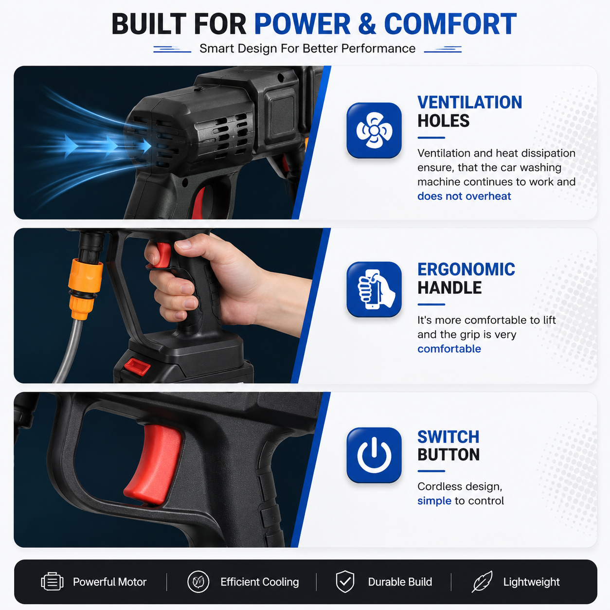 High-Pressure Car Washer – Deep Clean in Minutes! ,غسالة سيارات بضغط عالي – تنظيف عميق في دقائق! 🚿🚗