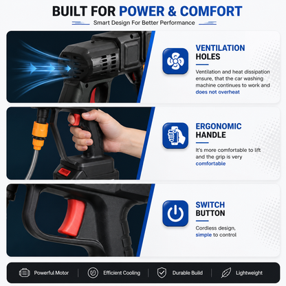 High-Pressure Car Washer – Deep Clean in Minutes! ,غسالة سيارات بضغط عالي – تنظيف عميق في دقائق! 🚿🚗