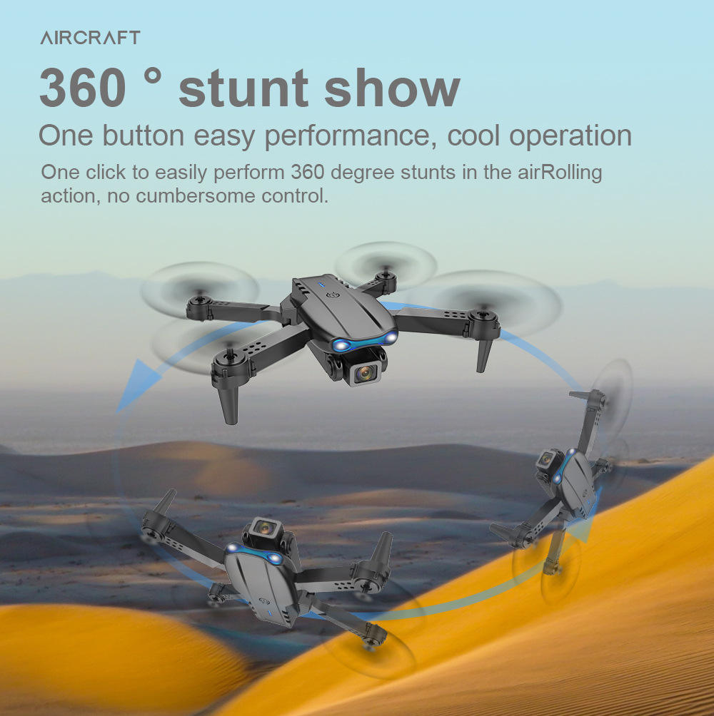 E99 Pro Mini Drone with 4K Camera Long Distance Drones with Dual Camera