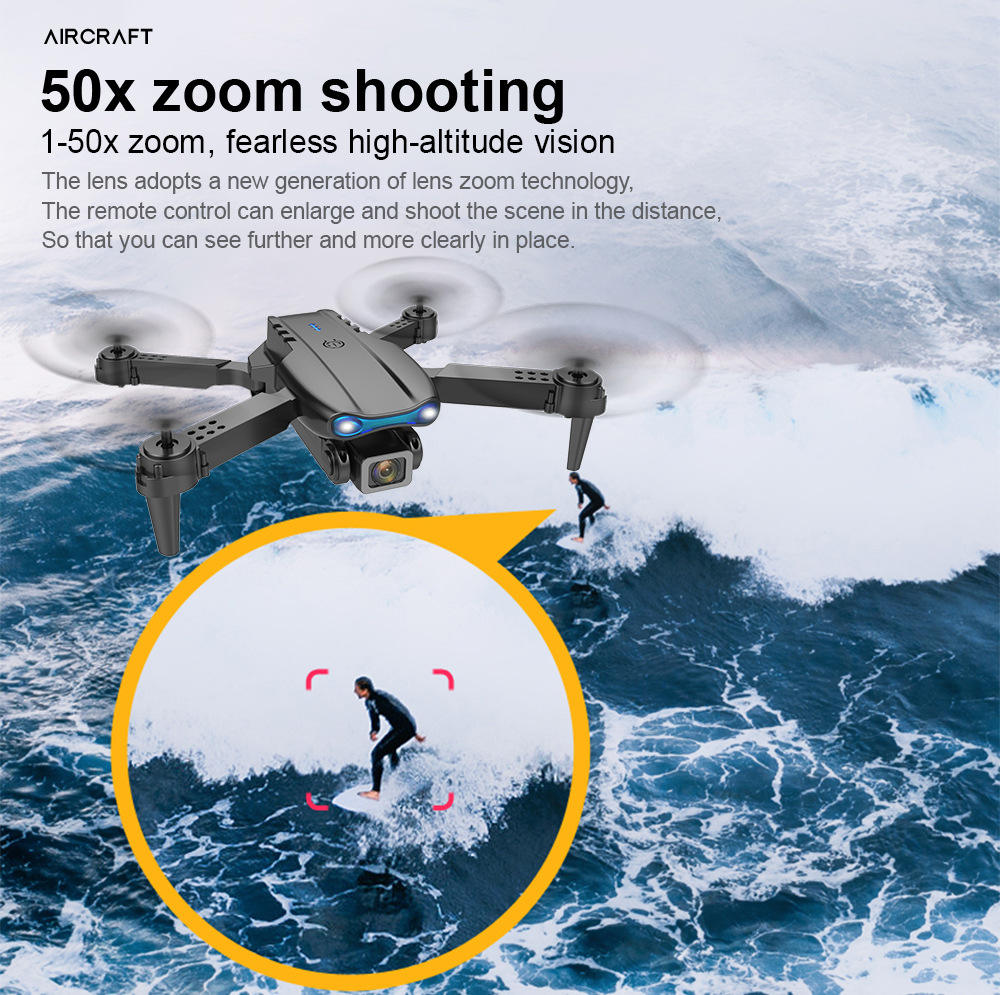 E99 Pro Mini Drone with 4K Camera Long Distance Drones with Dual Camera