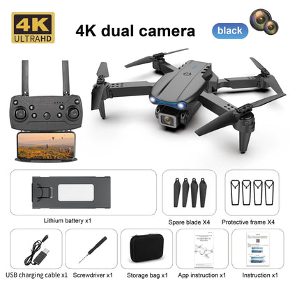 E99 Pro Mini Drone with 4K Camera Long Distance Drones with Dual Camera