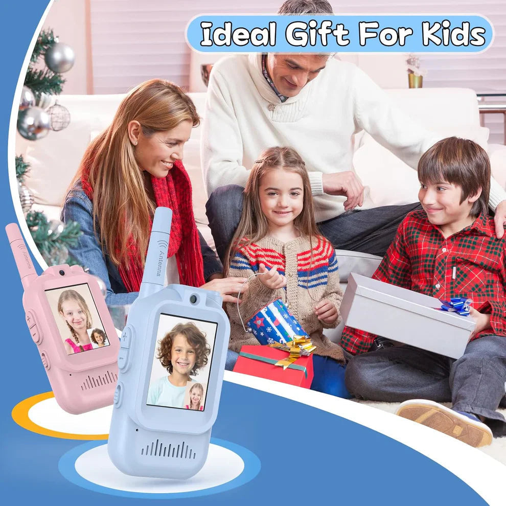 Kids Video Walkie Talkie With HD Camera | جهاز اتصال لاسلكي للأطفال مزود بكاميرا عالية الدقة