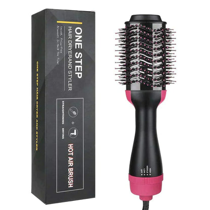 Electric 3-In-1  One Step Hair Straightener + Dryer + Styler Brush