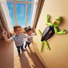 Electric remote control lizard wall climbing Toy