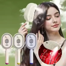 Portable Electric Hair Care Spray Massage Comb Anti-static Self-cleaning Spray Airbag Combs Hairbrush Gifts