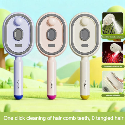 Portable Electric Hair Care Spray Massage Comb Anti-static Self-cleaning Spray Airbag Combs Hairbrush Gifts